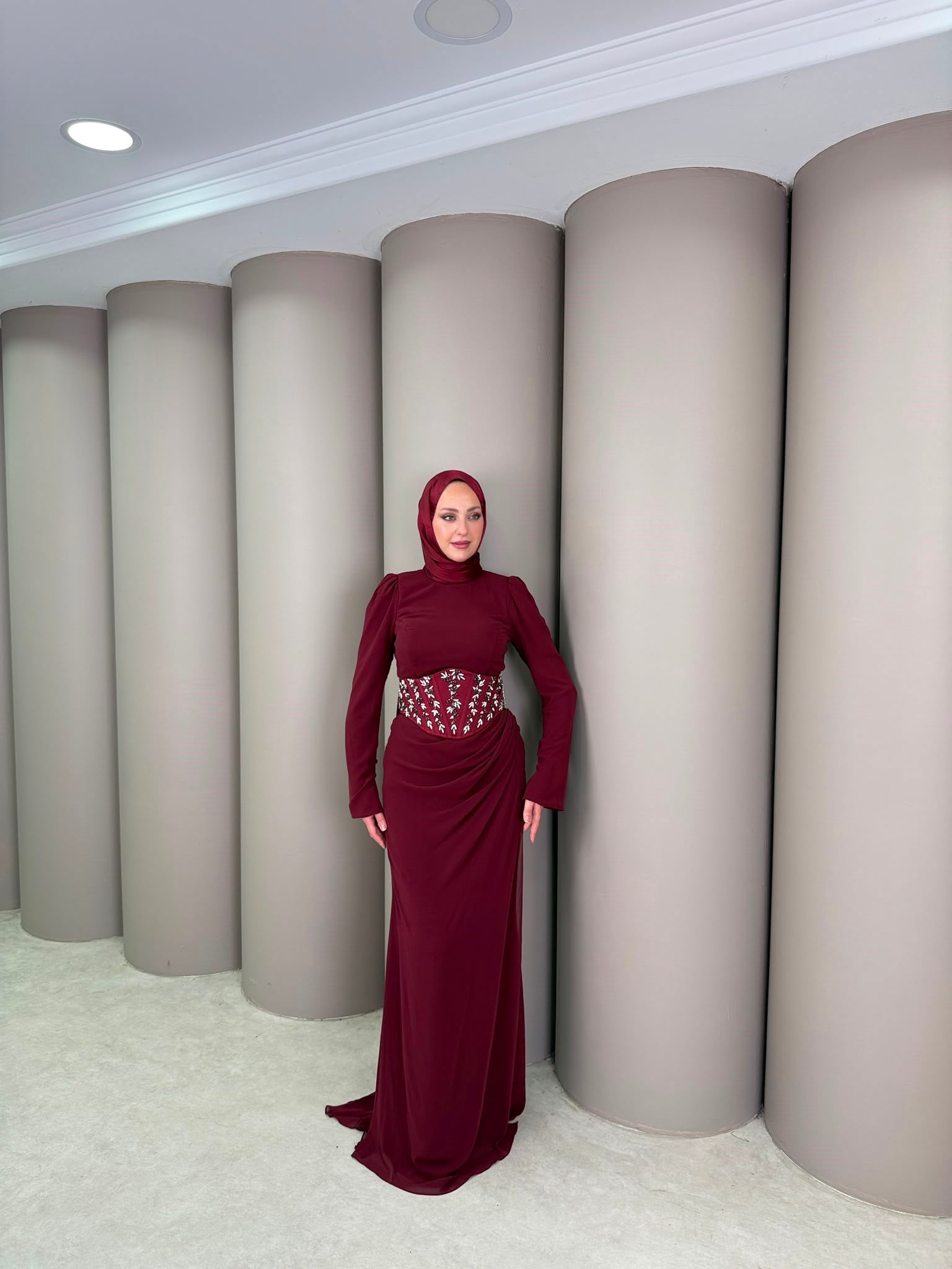 Abiye
Yıldız Abiye Bordo 