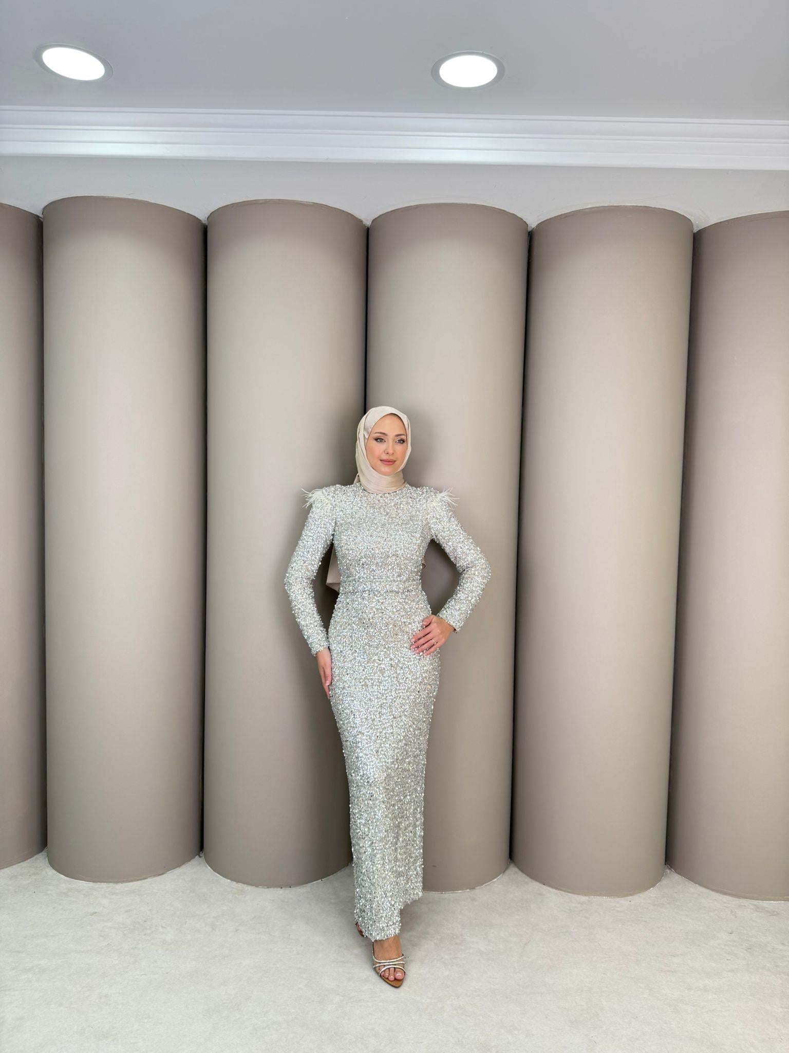 Abiye
Zambak Abiye Krem