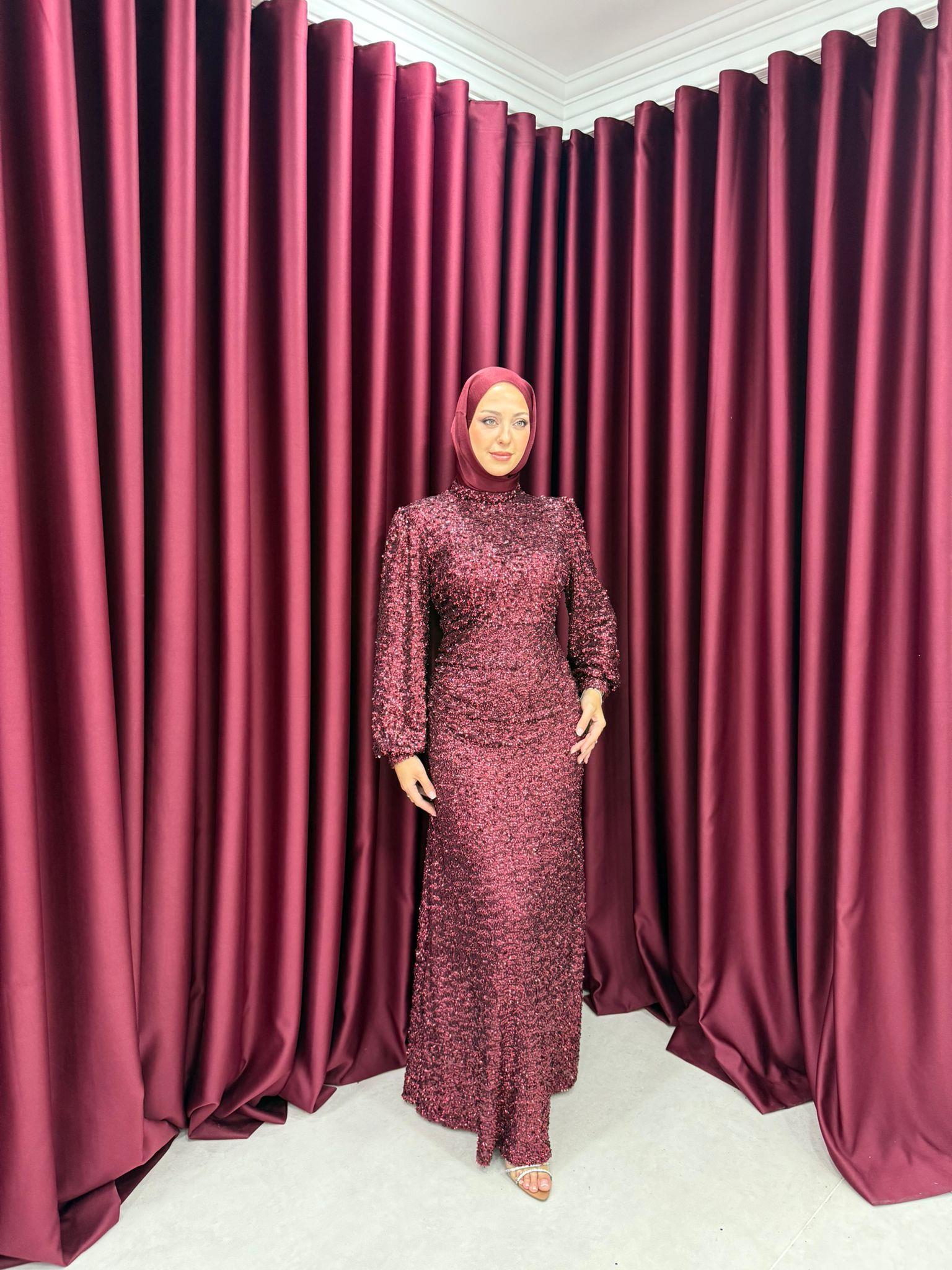 Abiye
Zarina Abiye Bordo