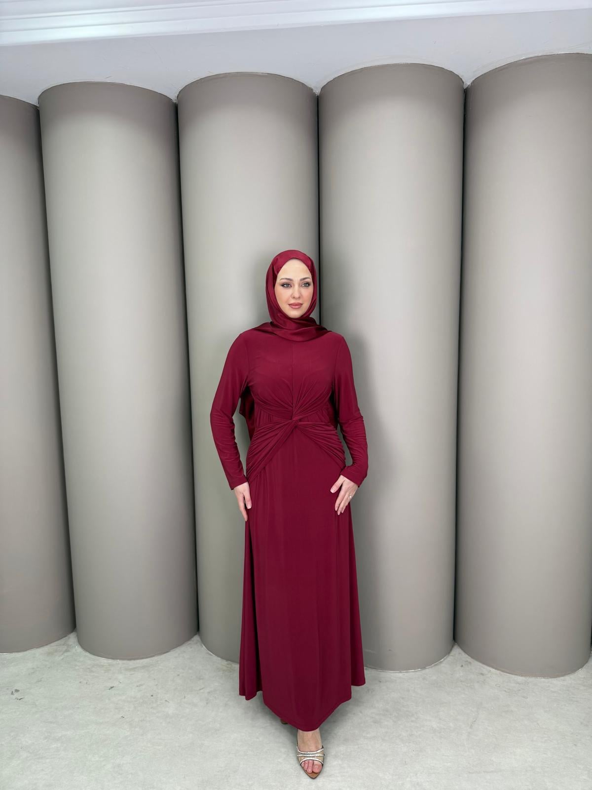 Elbise
Almila Elbise Bordo