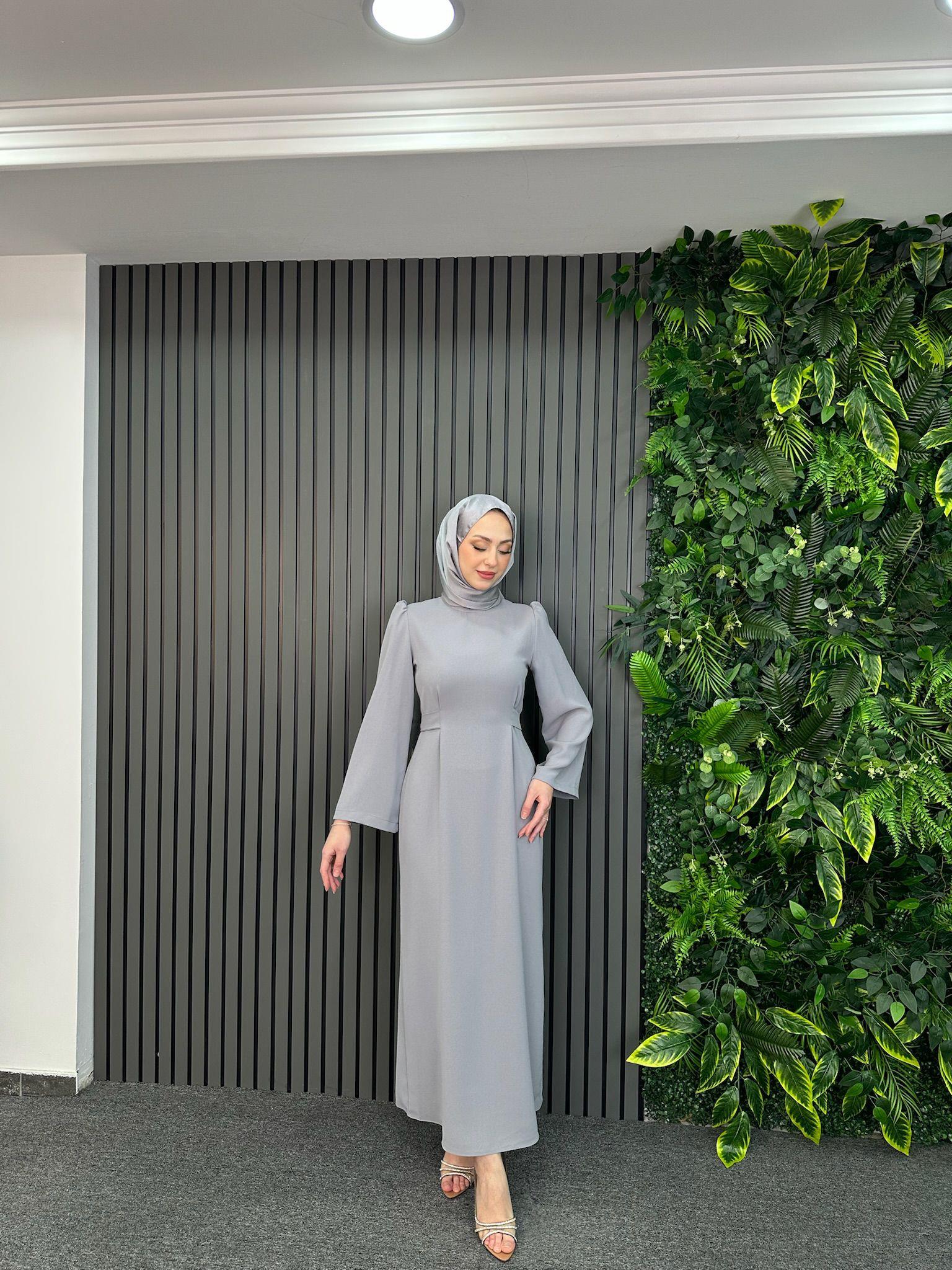 Elbise
Kendinden Kemerli Elbise Açık Gri