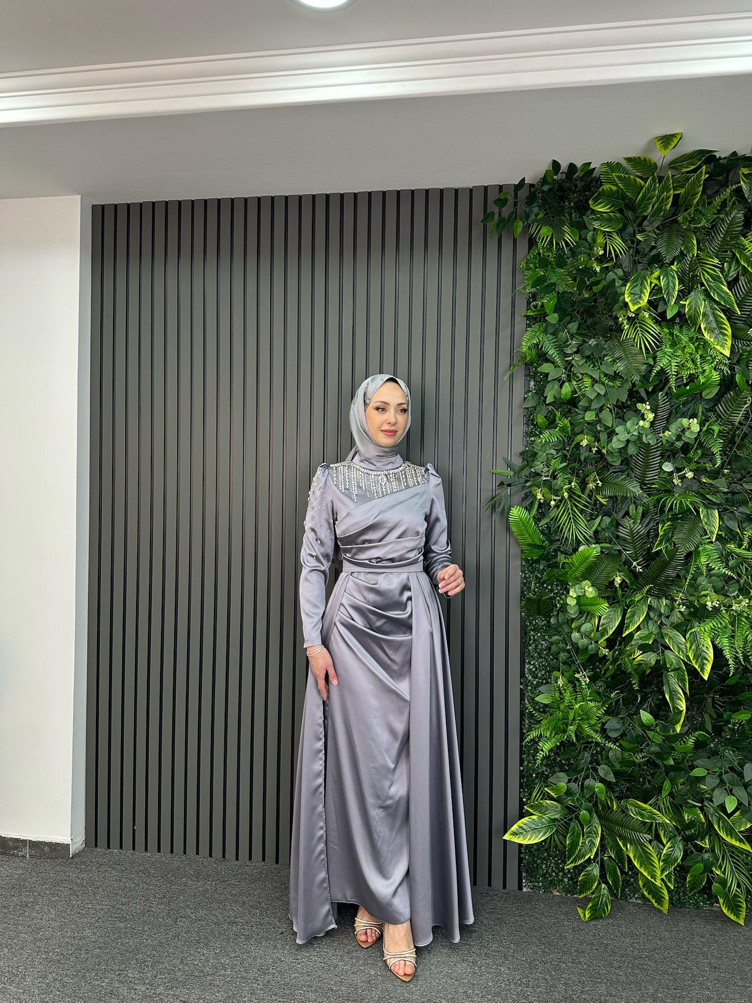 Giyim
Seren Abiye Gri