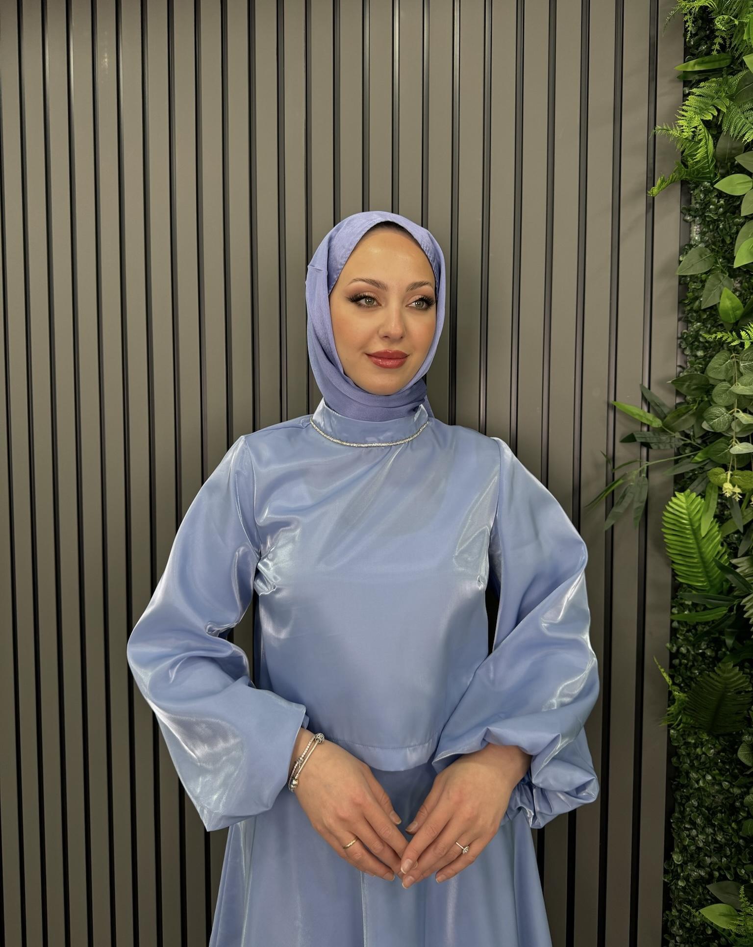 Takım
Balon Kol Etekli Takım Bebe Mavi