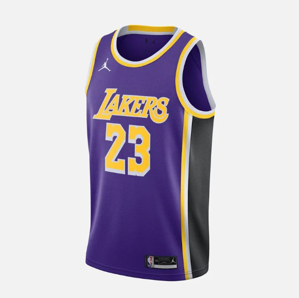 CV9481-508Nike Jordan LeBron James Lakers Forması