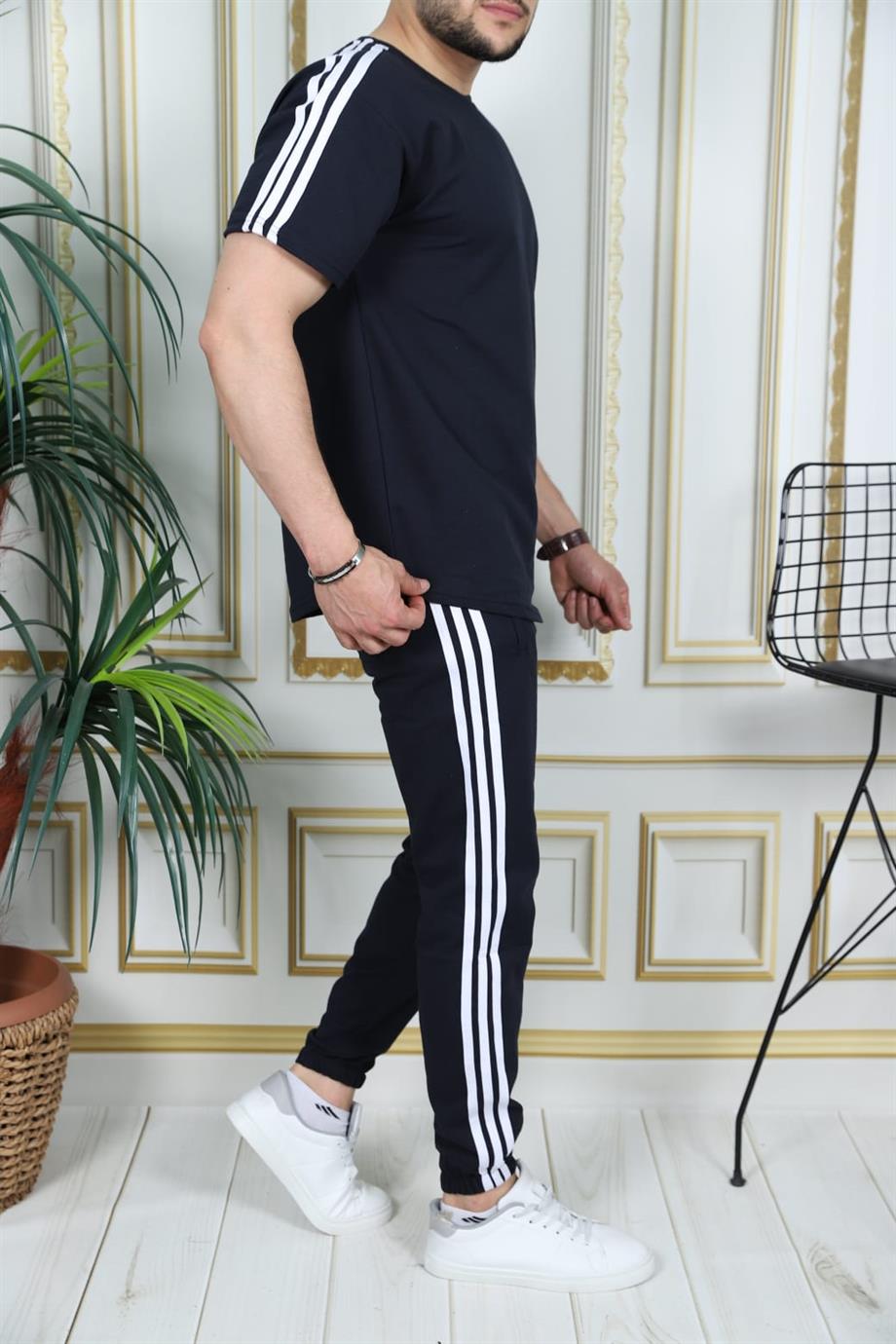 Lacivert Renk Regular Fit Eşofman Takımı 3000