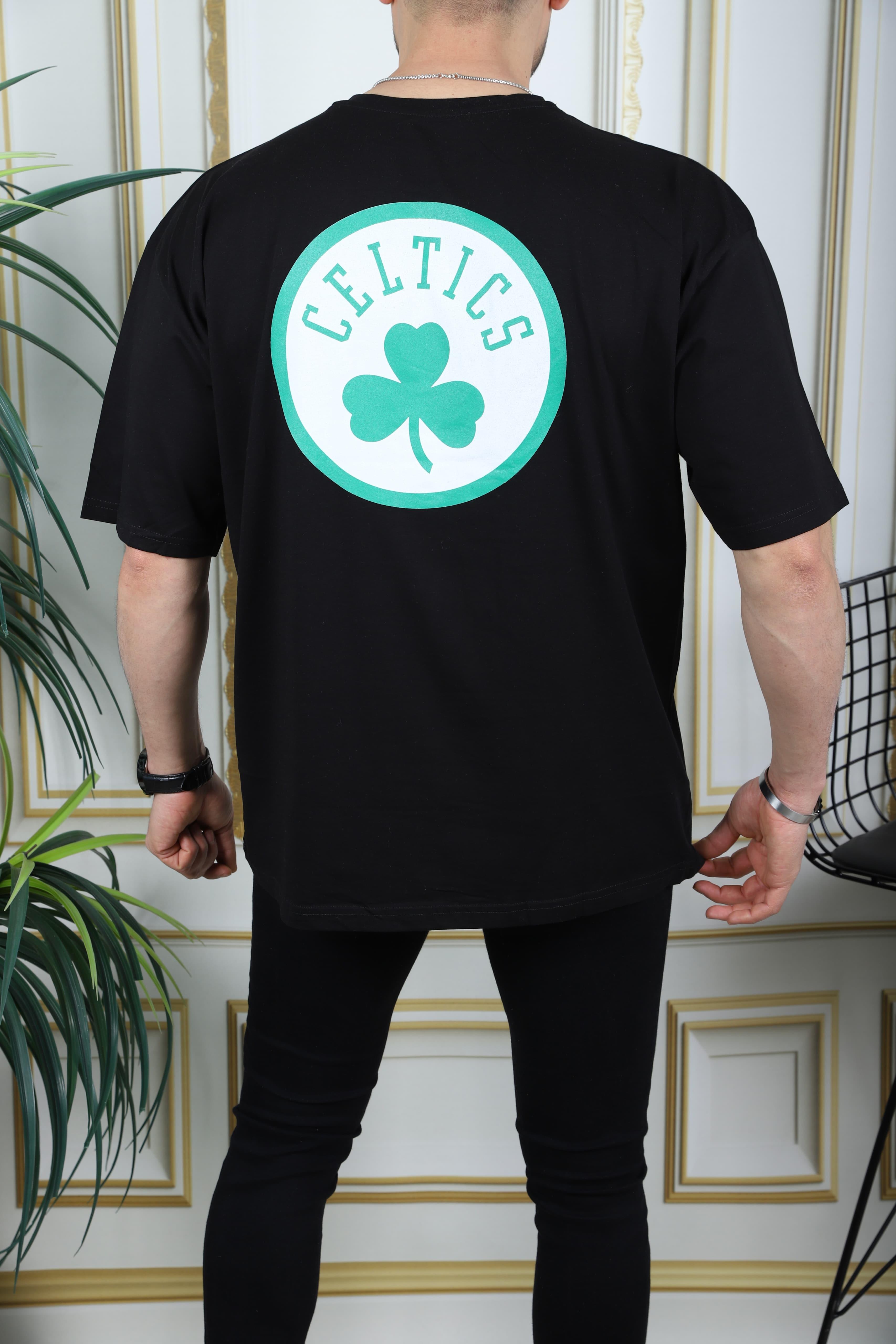 Standart beden baskılı owersize tshirt