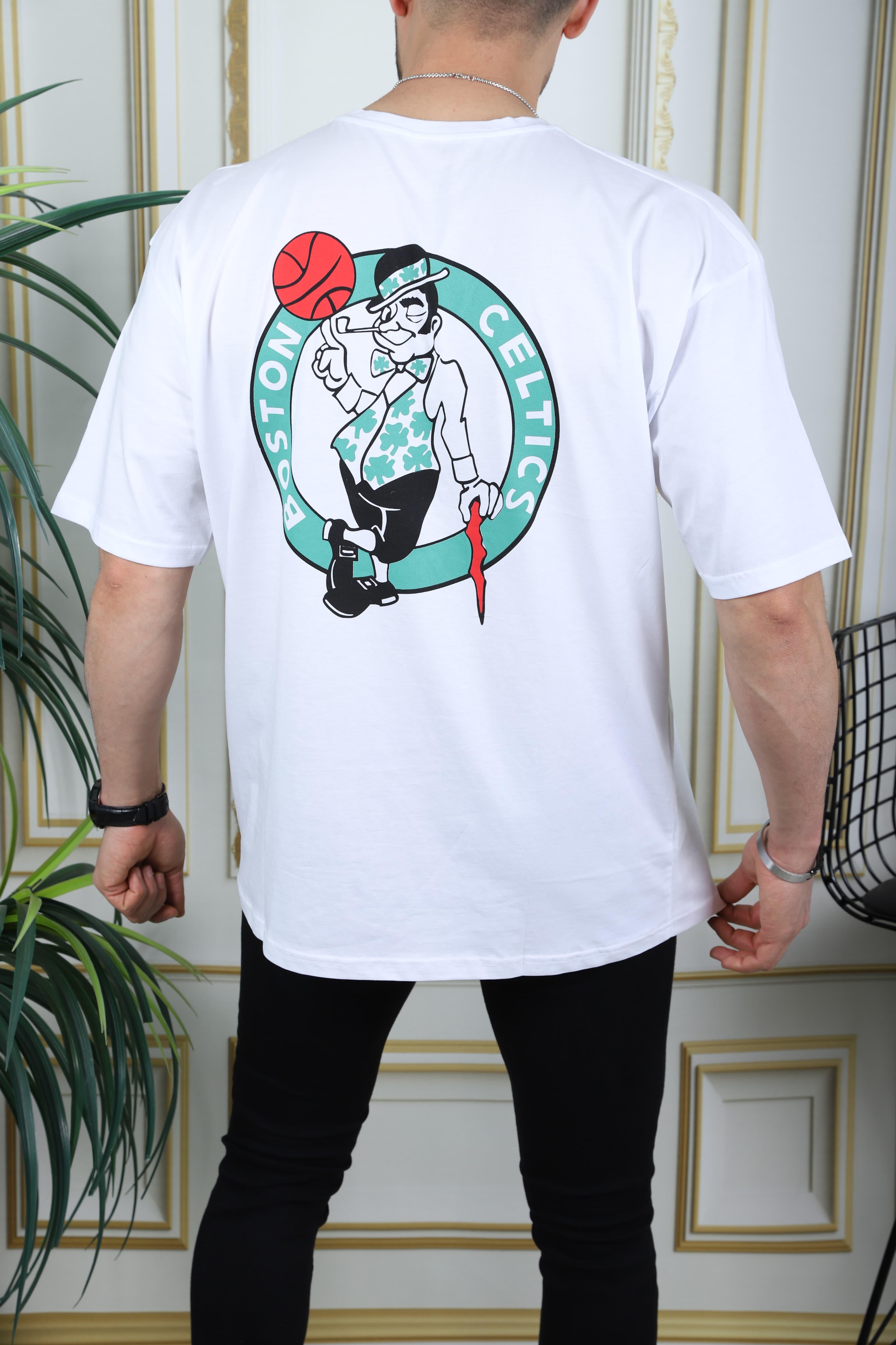 Standart beden baskılı owersize tshirt