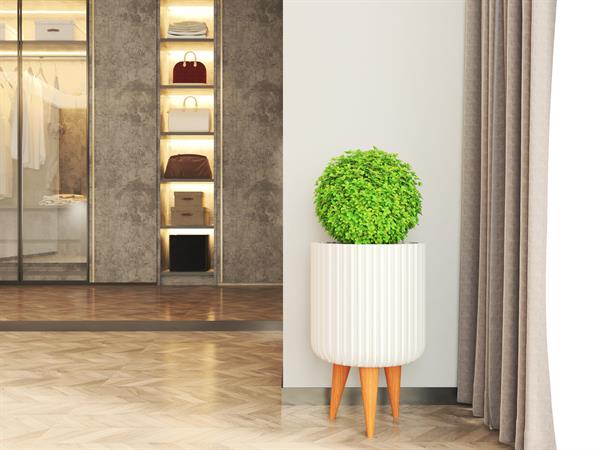 SAKSIPARK-İntens Ayaklı Serisi Yuvarlak Saksı