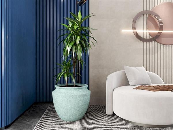 SAKSIPARK-Nora Serisi Yuvarlak Saksı