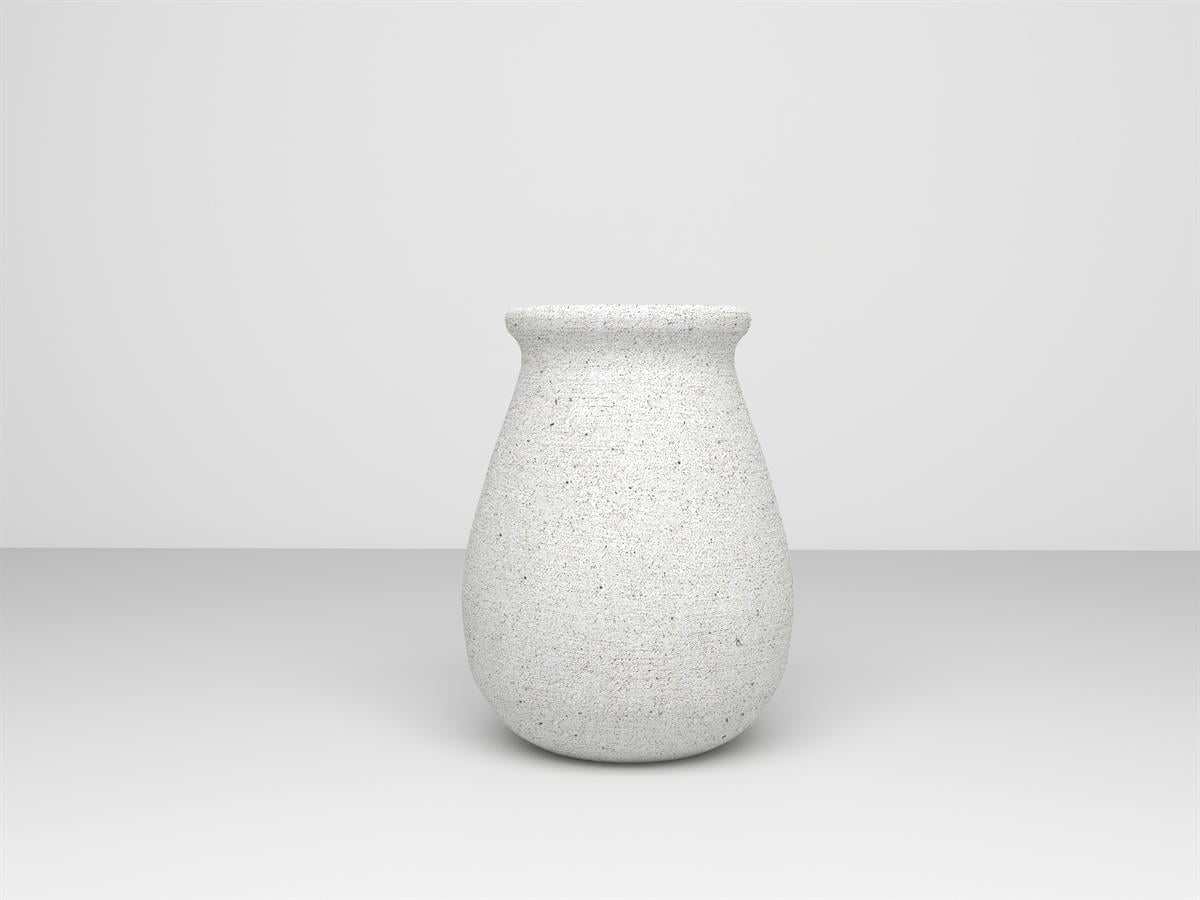 SAKSIPARK-Sahra Serisi Uzun Beyaz Saksı