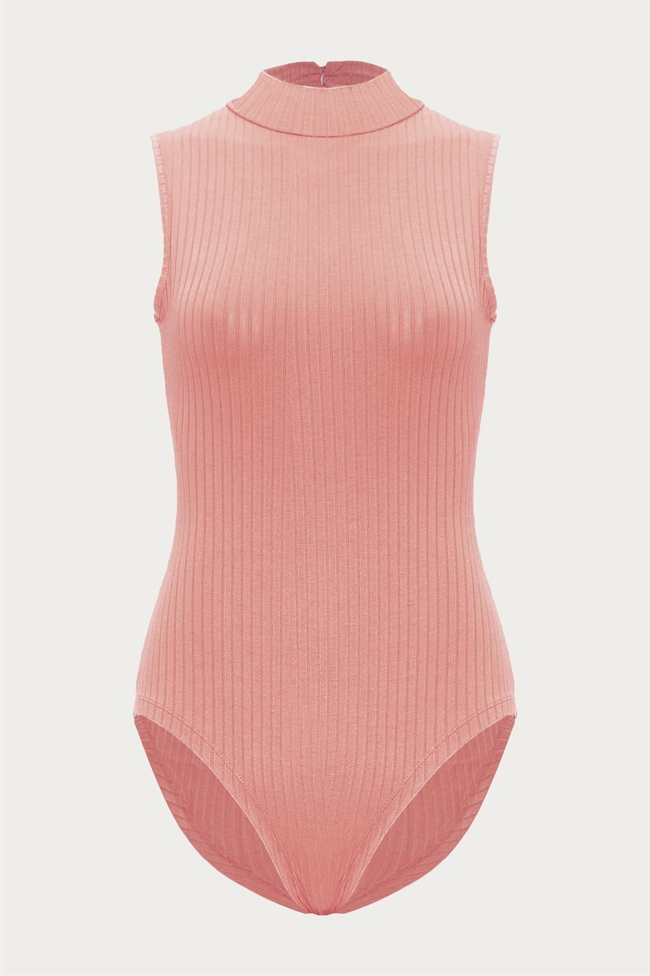 Kadın Balıkçı Yaka Kolsuz Alttan Çıtçıtlı Body · 394