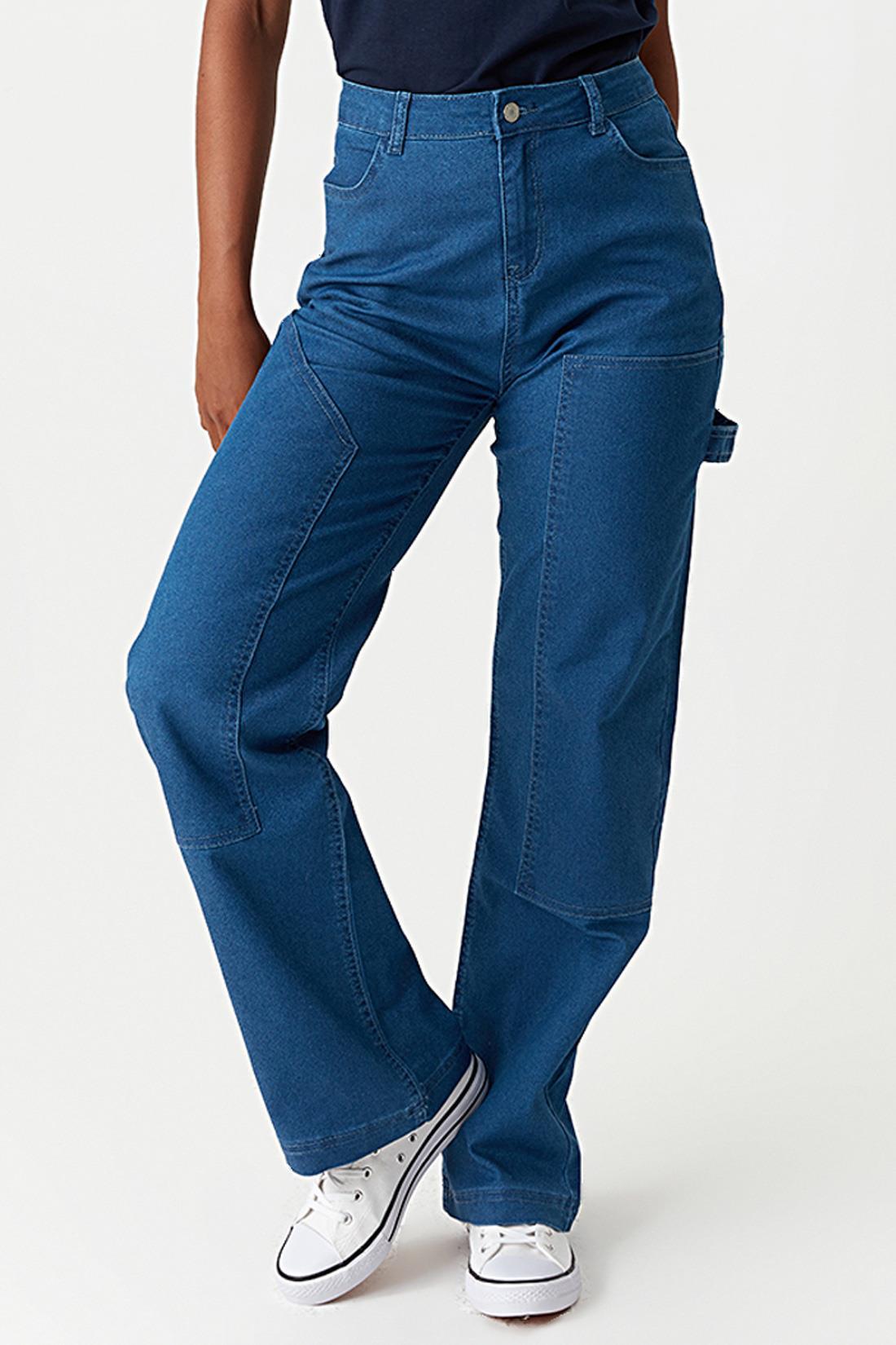 Kadın Bol Kesim Carpenter Jeans