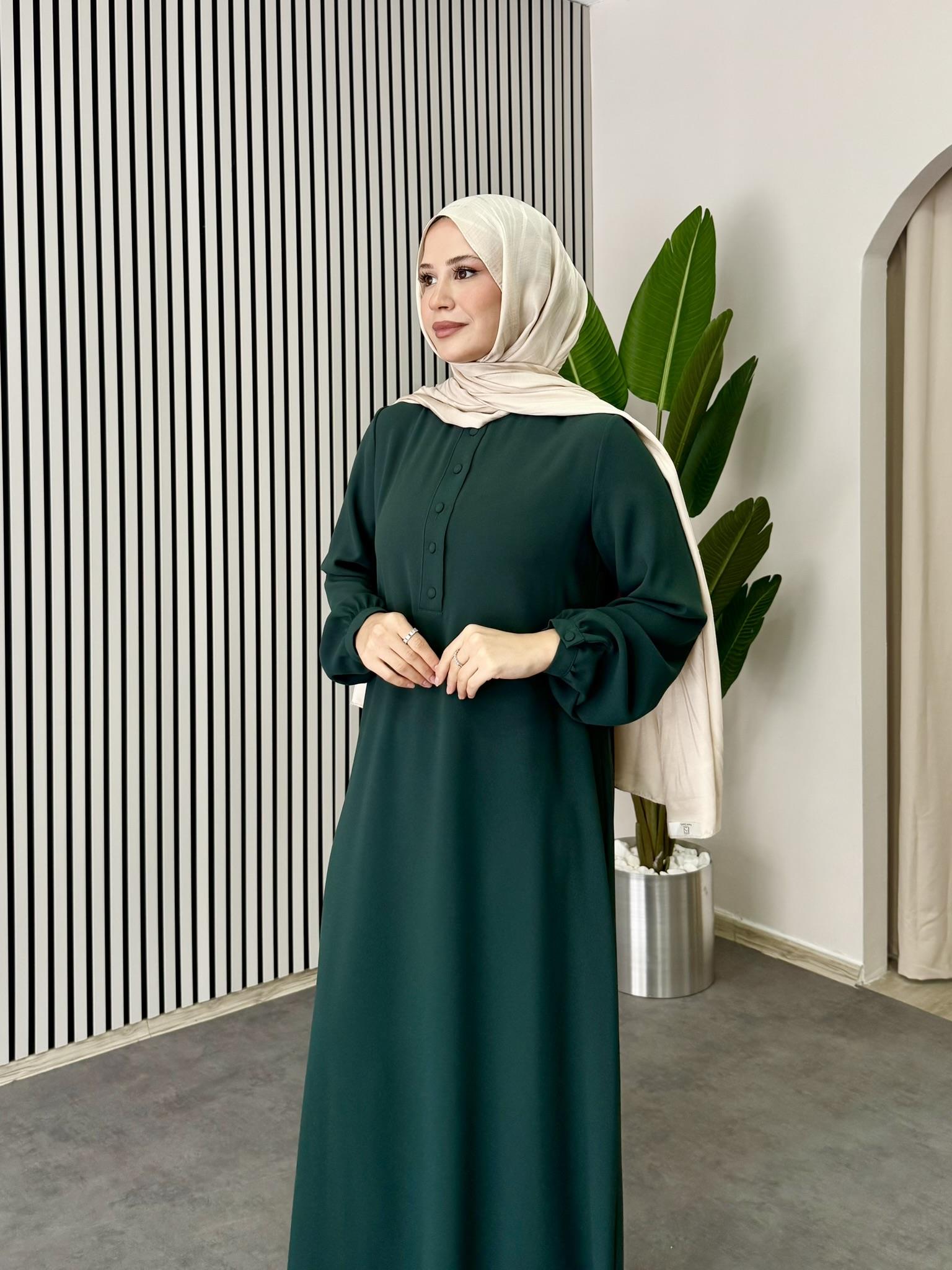 Efsun Elbise - Zümrüt Yeşili