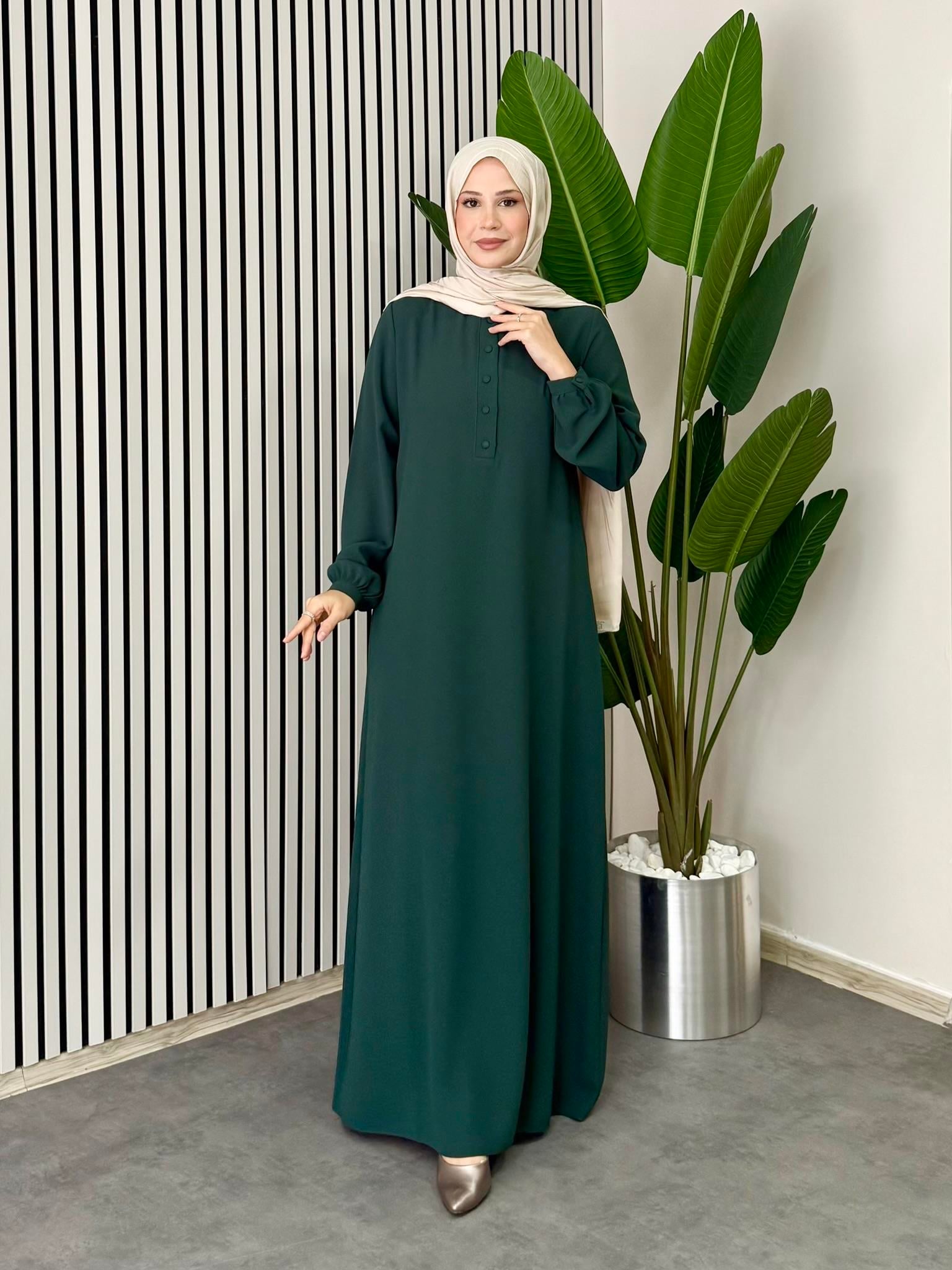 Efsun Elbise - Zümrüt Yeşili