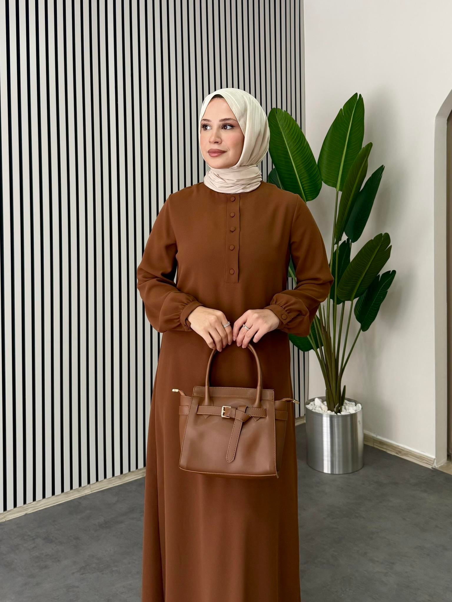 Efsun Elbise - Kiremit