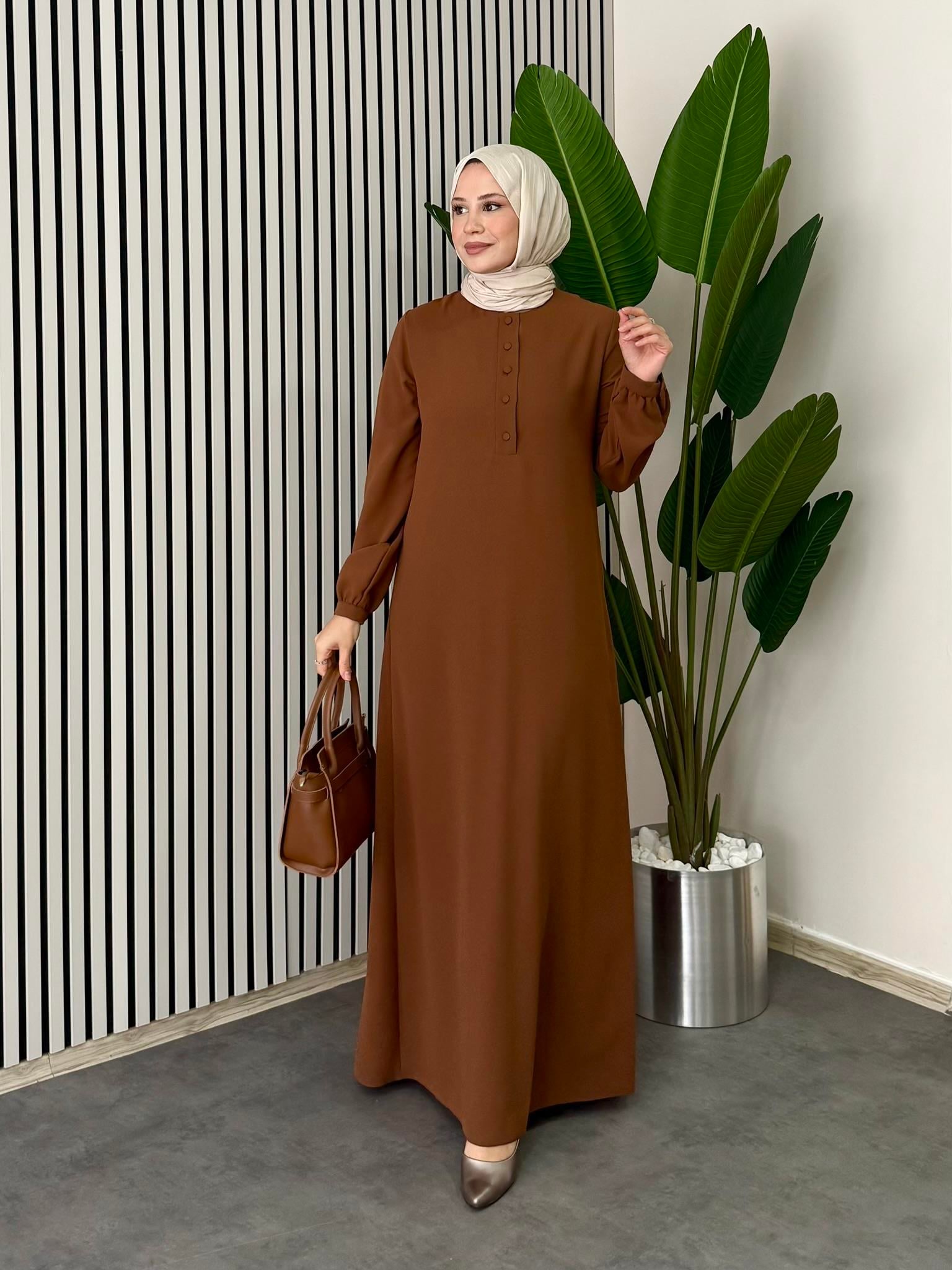 Efsun Elbise - Kiremit