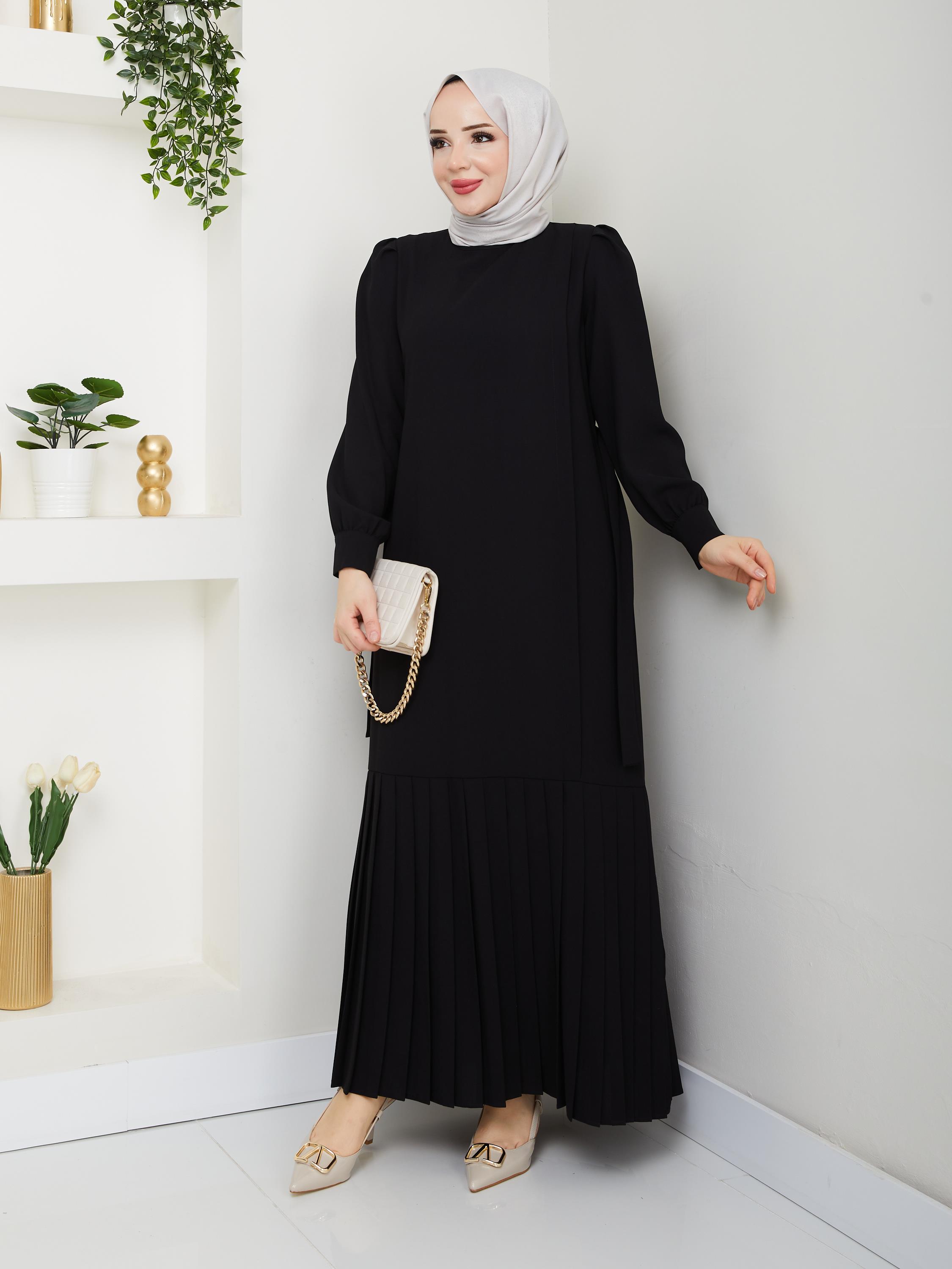 Lalezar Elbise - Siyah