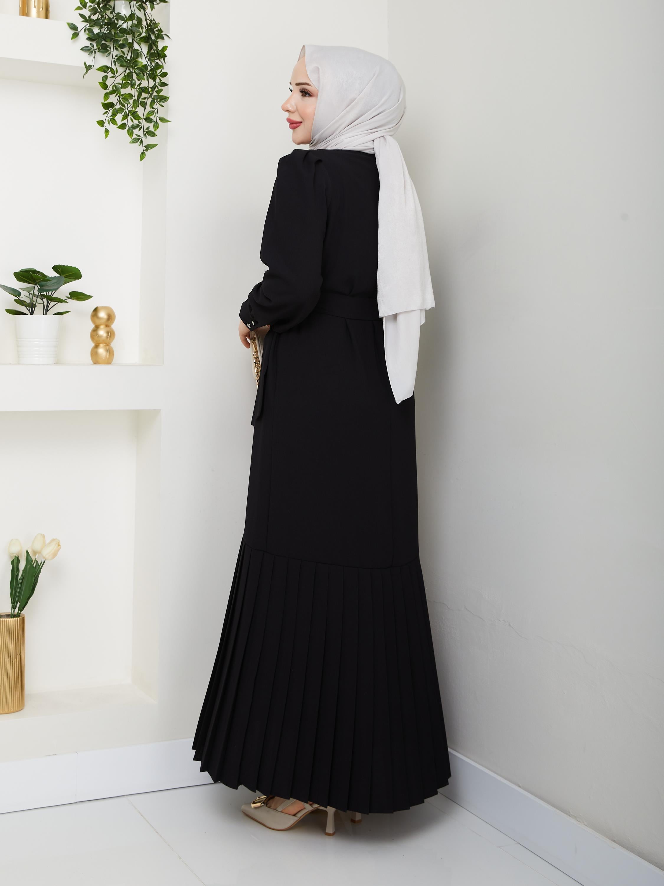 Lalezar Elbise - Siyah