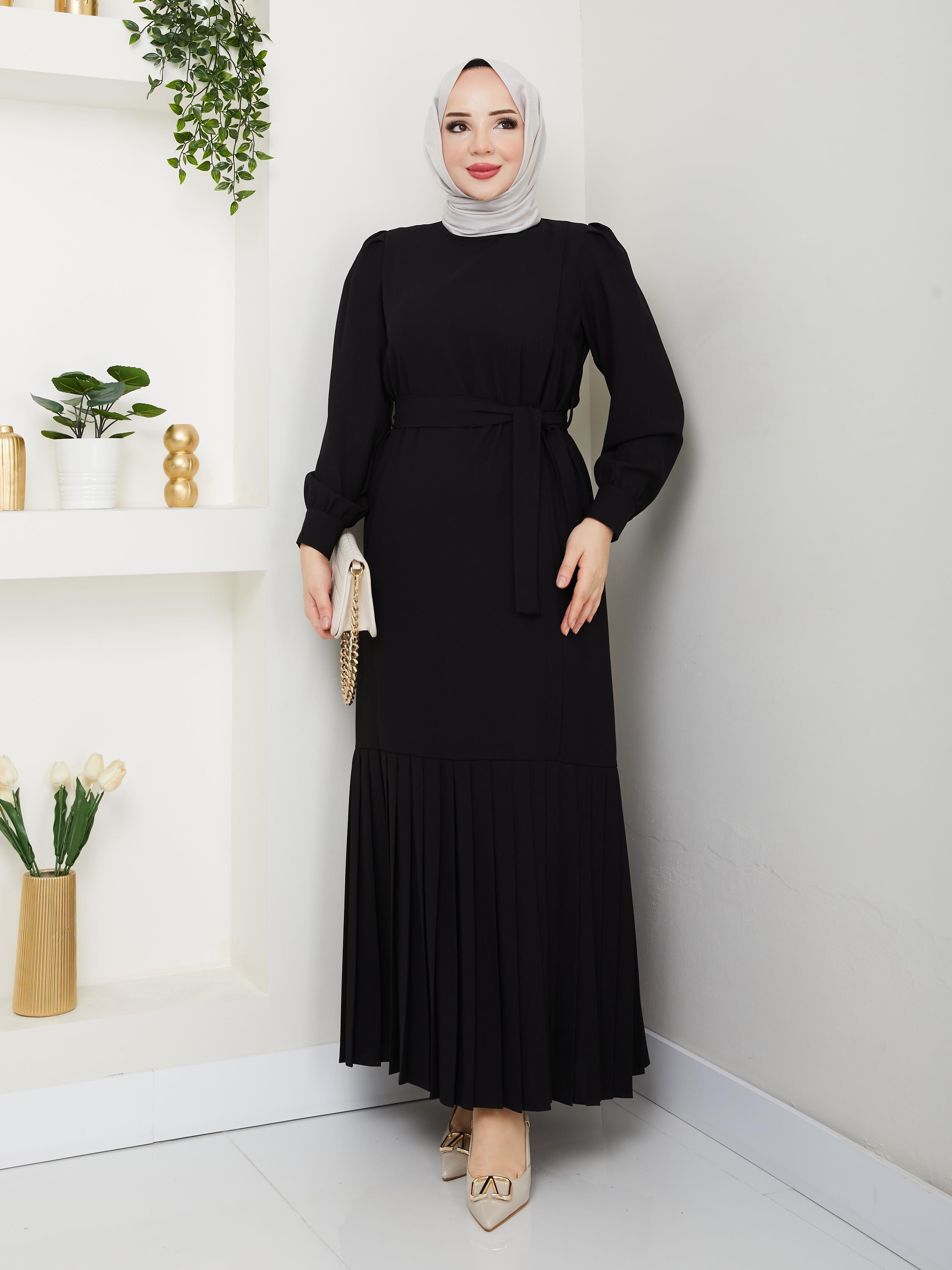 Lalezar Elbise - Siyah