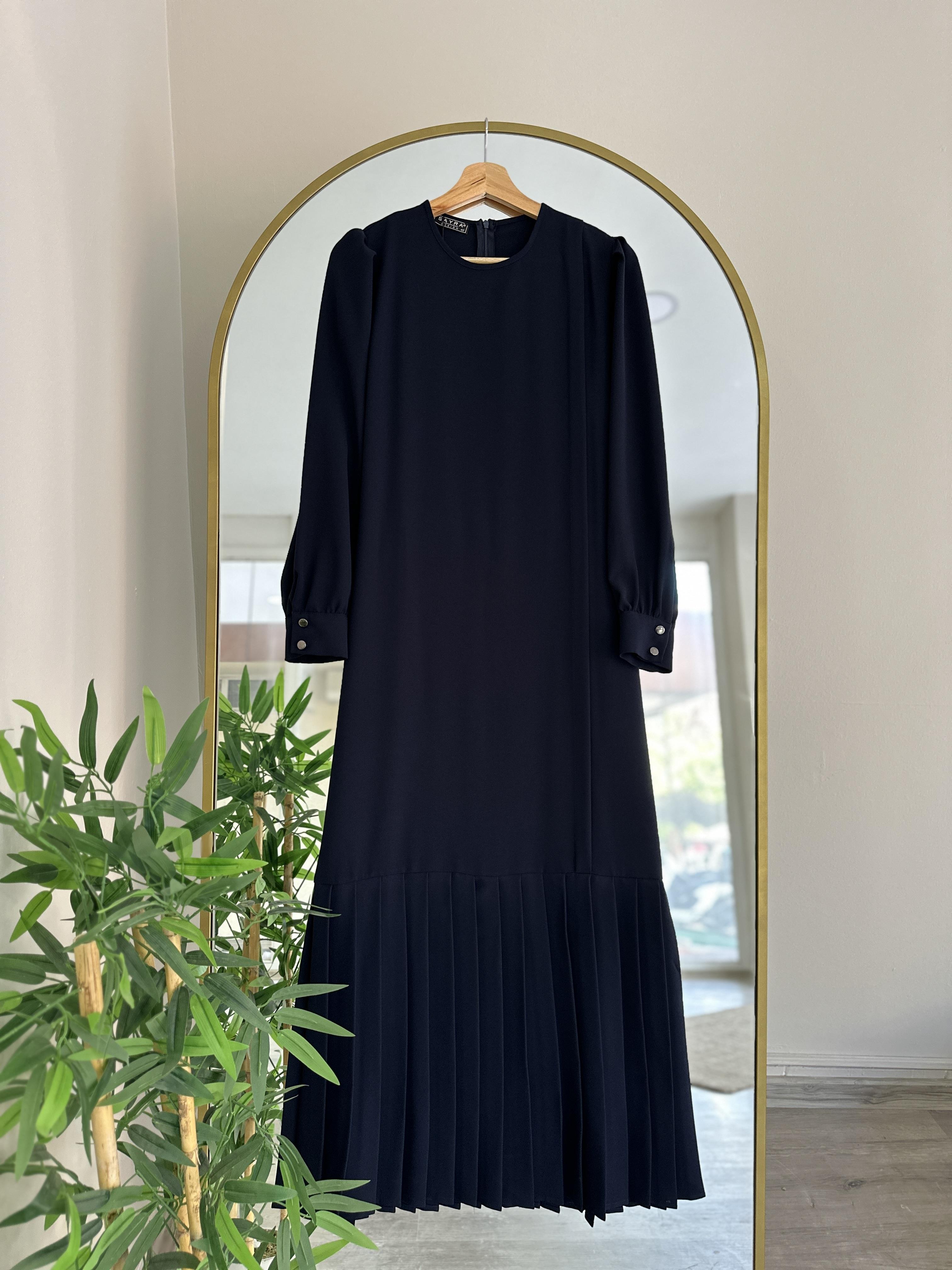 Lalezar Elbise - Lacivert