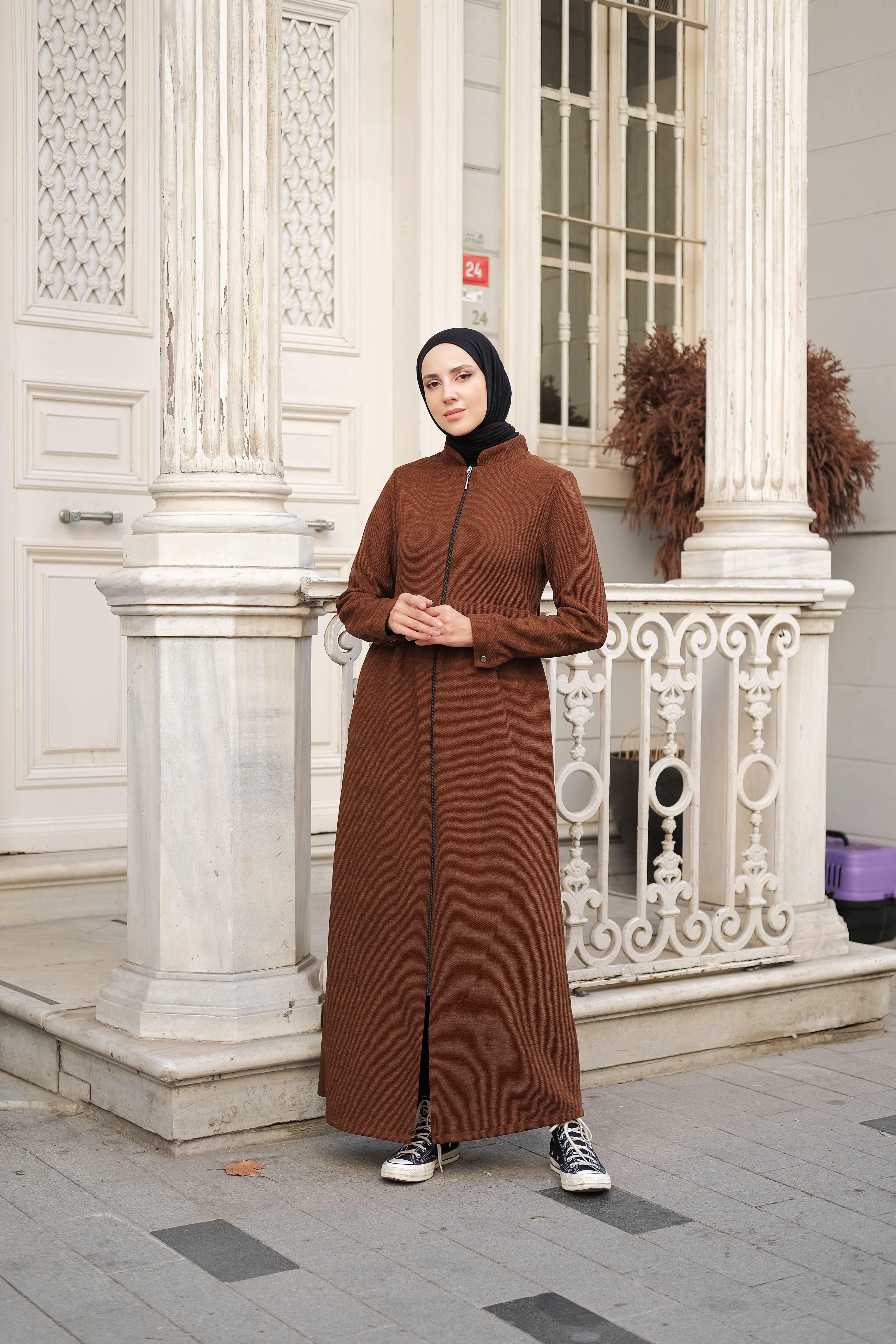 Neva Kışlık Ferace - Taba