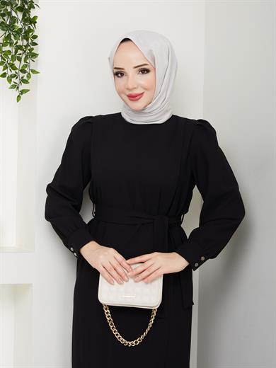 Lalezar Elbise - Siyah