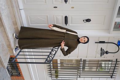 Neva Kışlık Ferace - Haki