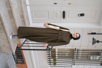 Neva Kışlık Ferace - Haki