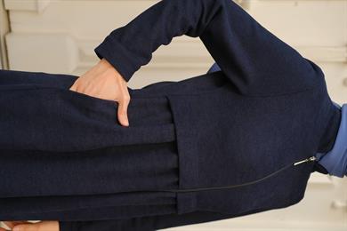 Neva Kışlık Ferace - Lacivert