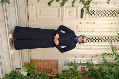 Neva Kışlık Ferace - Lacivert