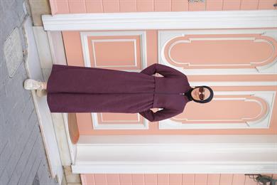 Neva Kışlık Ferace - Mürdüm