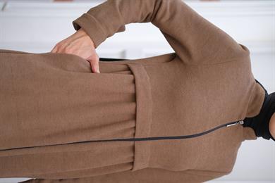 Neva Kışlık Ferace - Sütlü Kahve