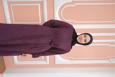 Reglan Kol Kışlık Ferace - Mürdüm