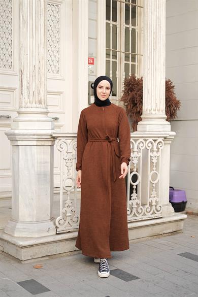 Reglan Kol Kışlık Ferace - Taba