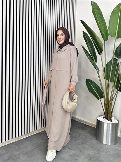 Rüzgarlıklı Ferace - Taş