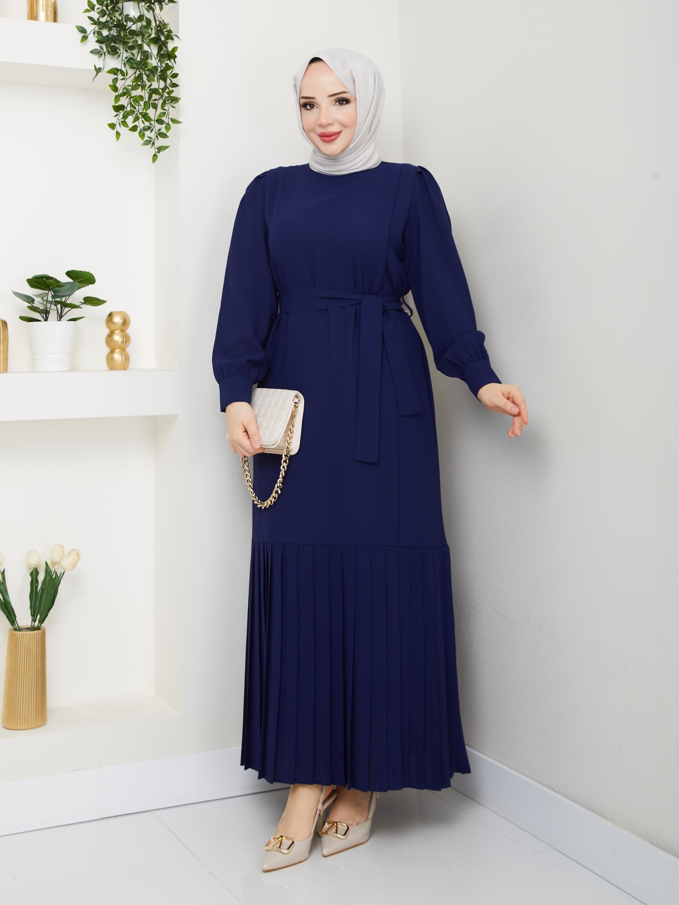 Lalezar Elbise - Mavi