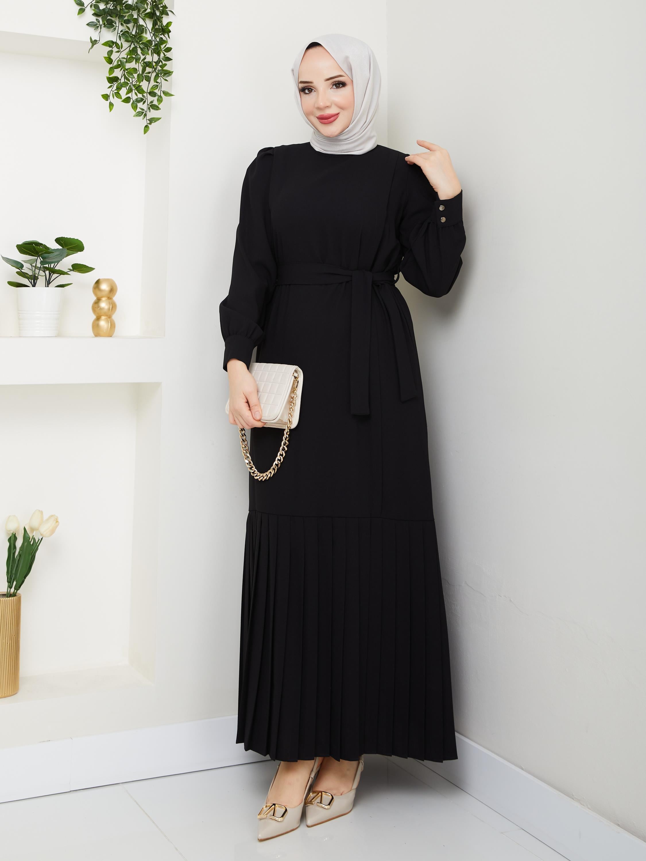 Lalezar Elbise - Siyah