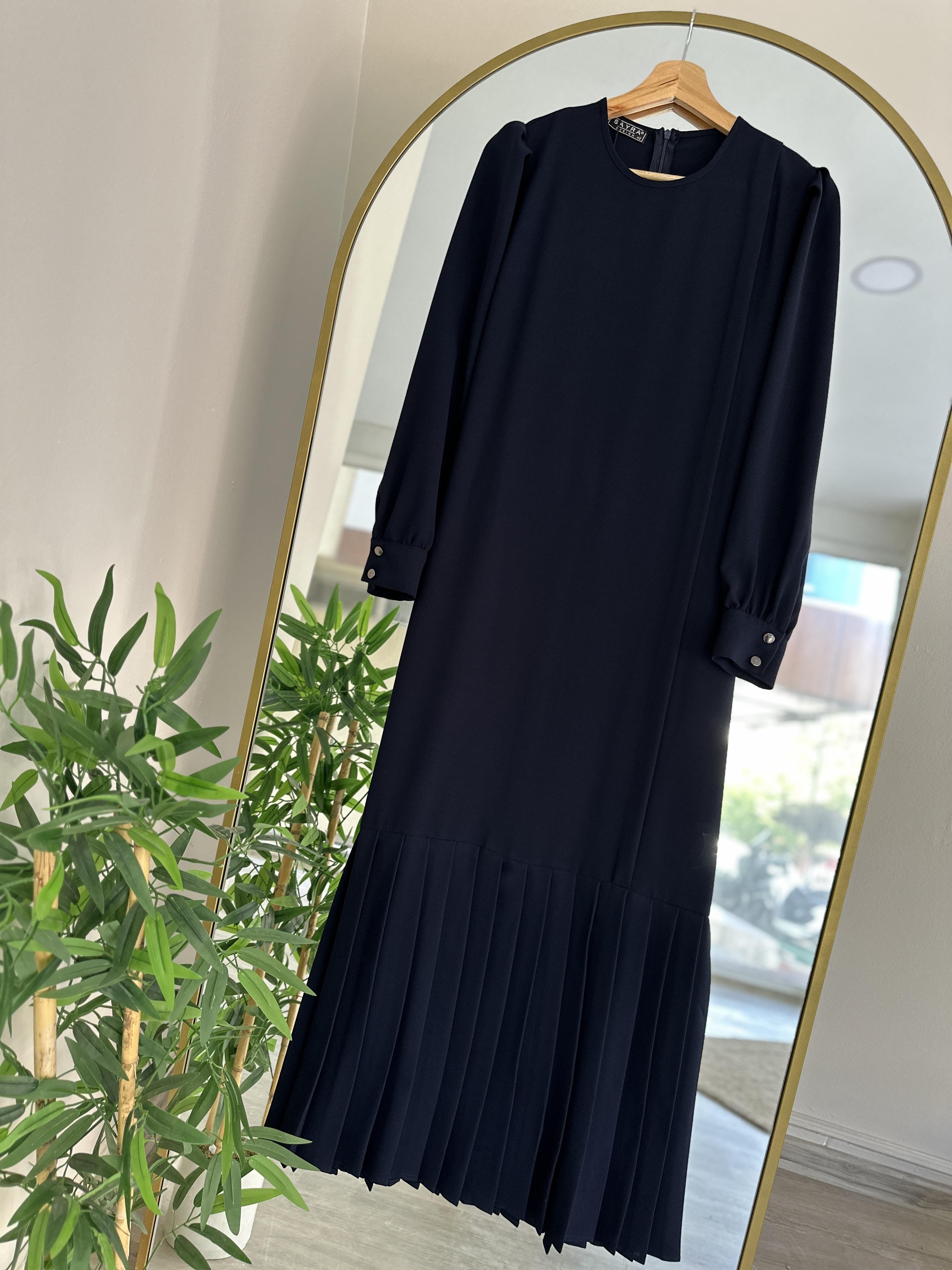 Lalezar Elbise - Lacivert