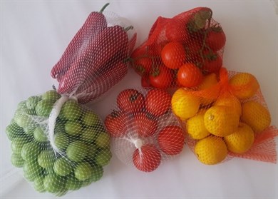 Sebze Meyve Filesi 40 cm, Klipsli