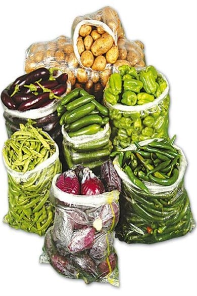 Şeffaf Sebze Patates Çuvalı 45 cm-75 cm