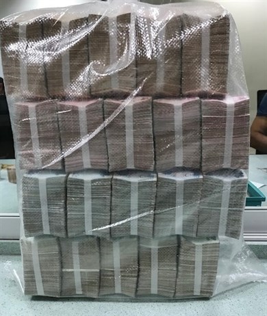 Şeffaf Para Çuvalı 55 cm-95 cm