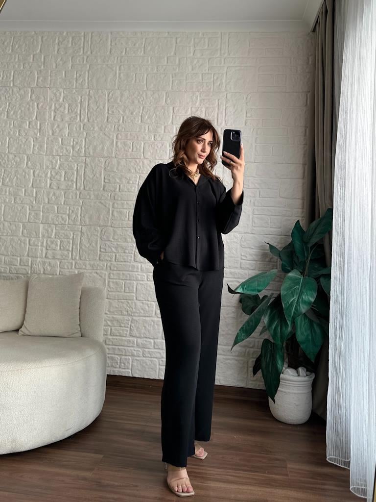 Özel Üretim İthal Aerobin Salaş Takım Siyah