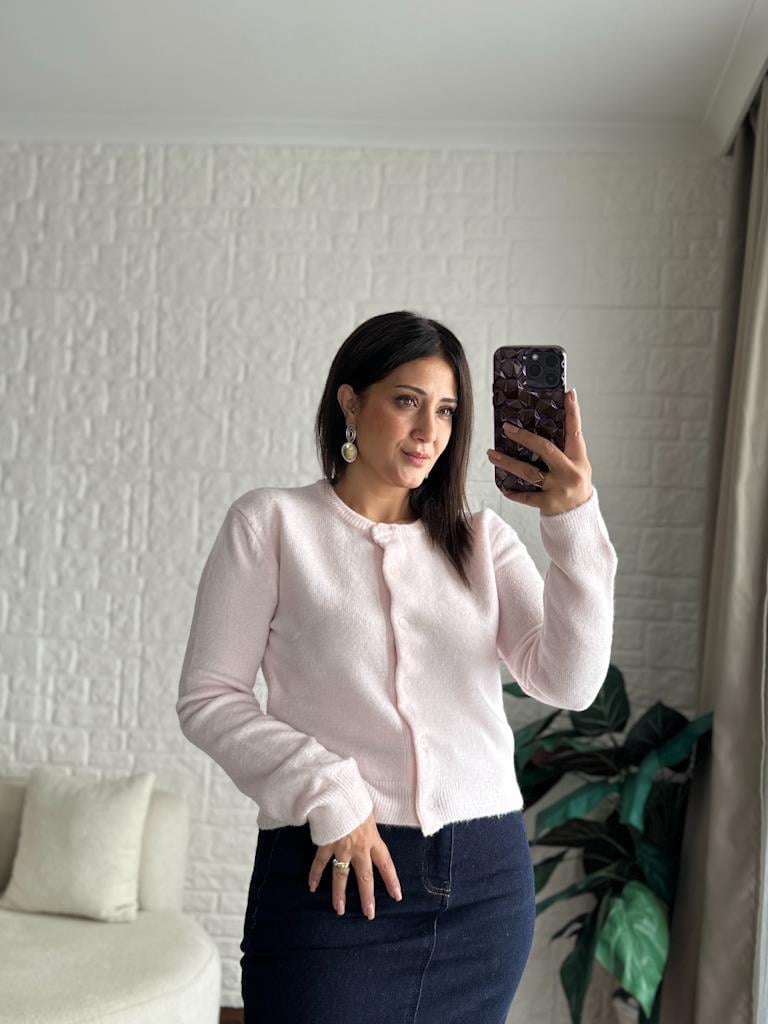 Orijinal Marka Bisiklet Yaka Kaşmir Hırka