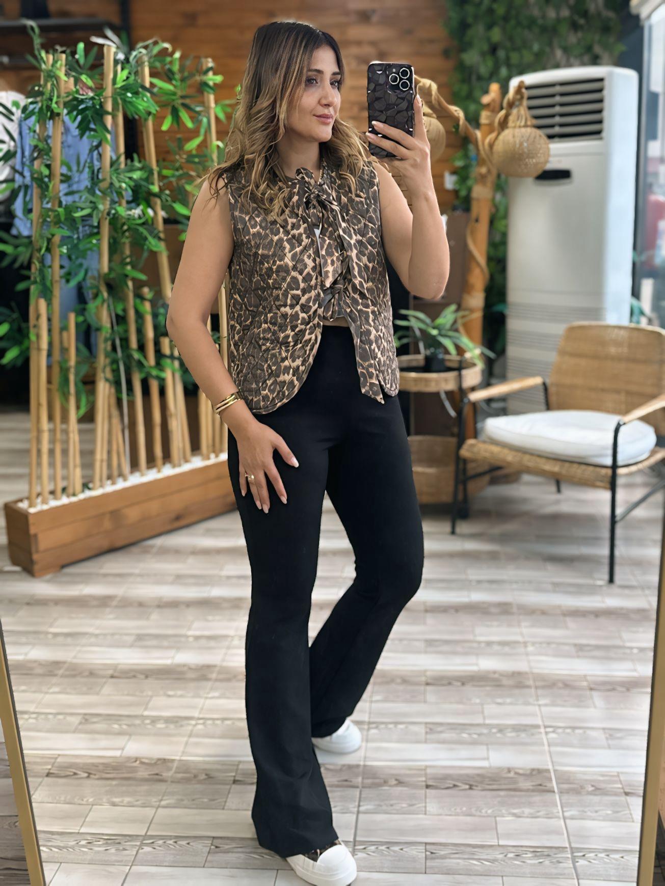 Orjinal Marka İspanyol Paça Full Lilralı Yüksek Bel Tayt Pantolon