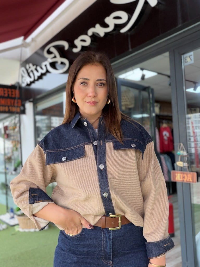 Taba Dioganel Kot Garnili Kaşe Ceket