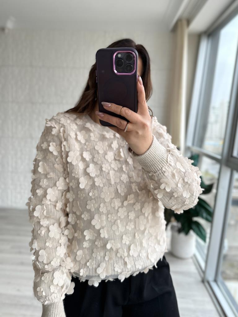 ZR Model Yonca Efekt Üç Boyutlu Kazak Taş