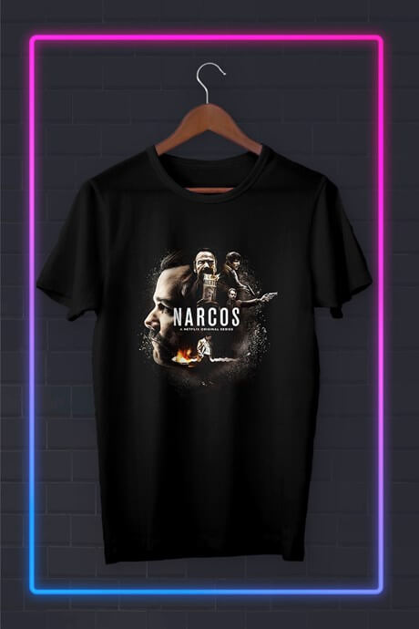 NARCOS Pablo Escobar Second Image - Baskılı-tshirt