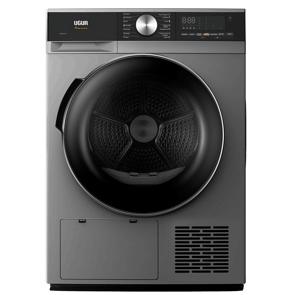 UKM 3103 G101 Kurutma Makinesi 10 KG GRİ