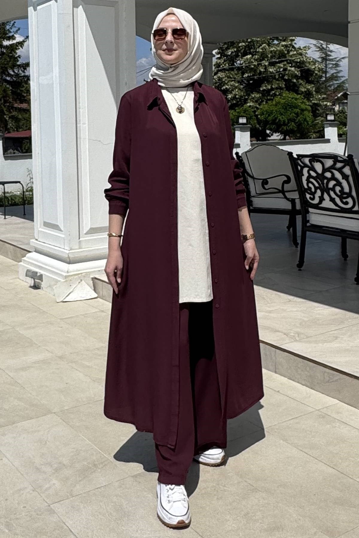 Ezgi Pantolonlu Takım Lacivert | Rabia Şamlı | Tesettür Giyim, Elbise ve Kadın Giyim Modası