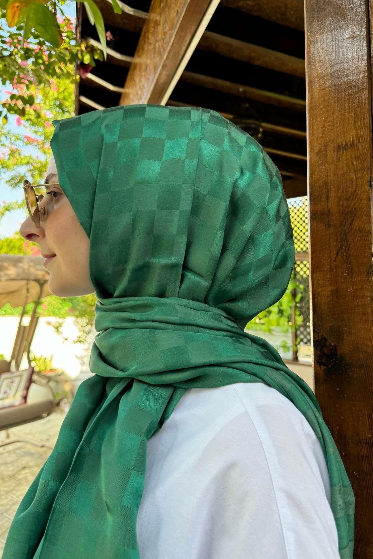 Gül Kurusu Bambu Şal - Rabia Şamlı